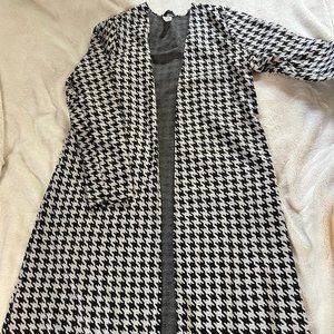 Hounds tooth Maxi Duster